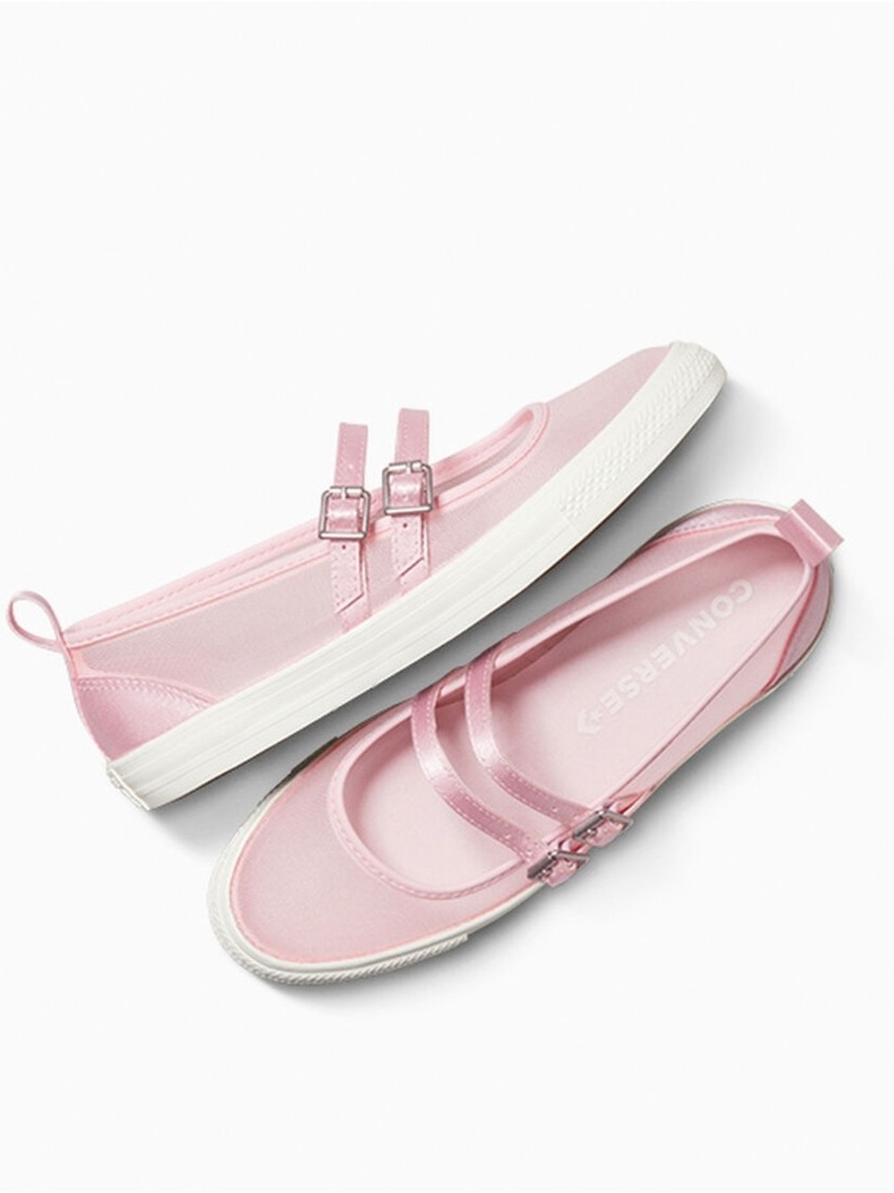 Converse Chuck Taylor All Star Dainty Mary Jane shoes pink frosting mesh